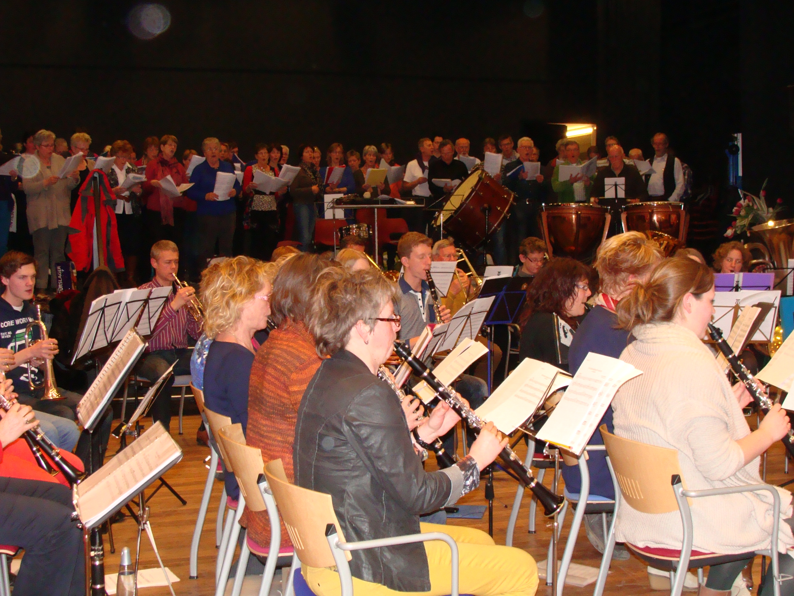 Eerste gezamenlijke repetitie De Rovers