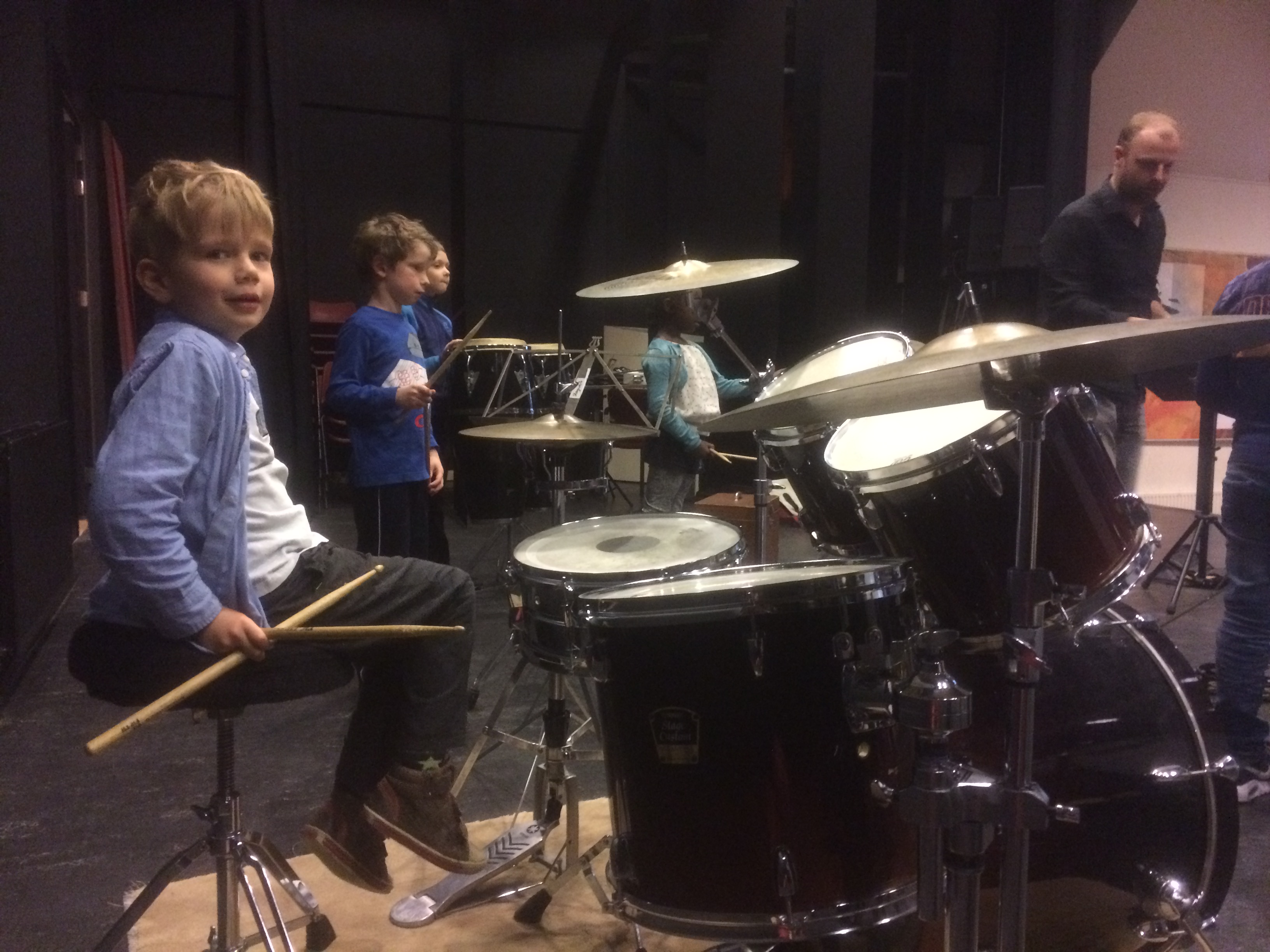 Veel animo voor muziekworkshop